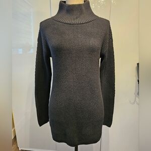Lord & Taylor Black Turtleneck Sweater